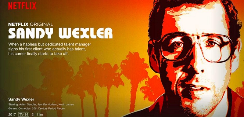 sandy wexler | adam sandler movies on netflix