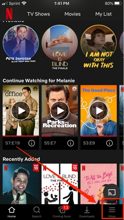 open the netflix app | how to add another profile on netflix