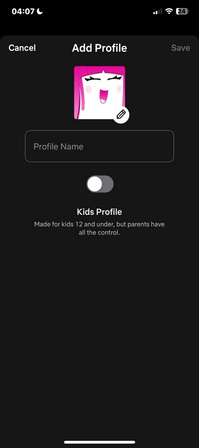 profile name | add another profile on netflix