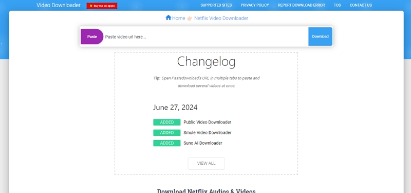 PasteDownload | netflix downloader