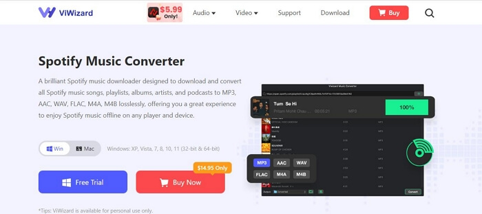 ViWizard | Best Spotify Downloaders for Windows and Mac