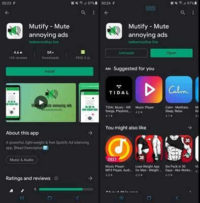 install Mutify | Spotify Ad Blockers