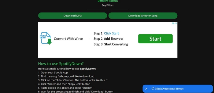 download in SpotifyDown | Convert Spotify to MP3