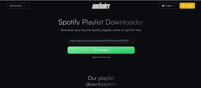 search link in Soundloaders | Download Spotify Playlists to MP3