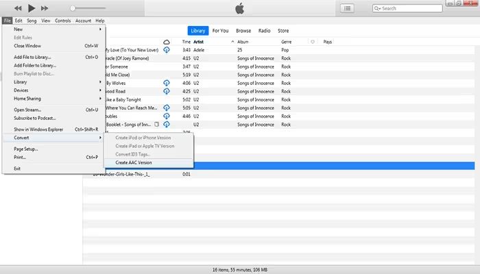 click Create MP3 Version | Download Apple Music Songs to MP3 Player