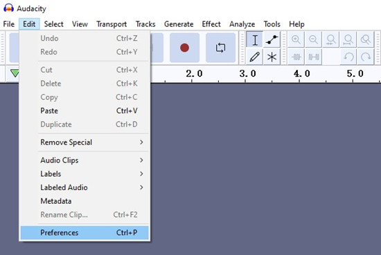 select Preferences Audacity | Download Spotify Songs without Premium