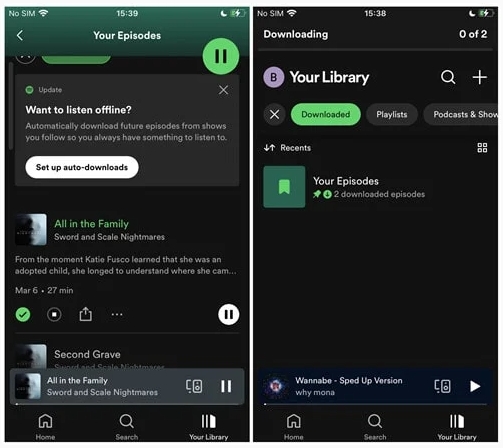 view downloads on Spotify Android | Where Are Spotify Downloads Stored