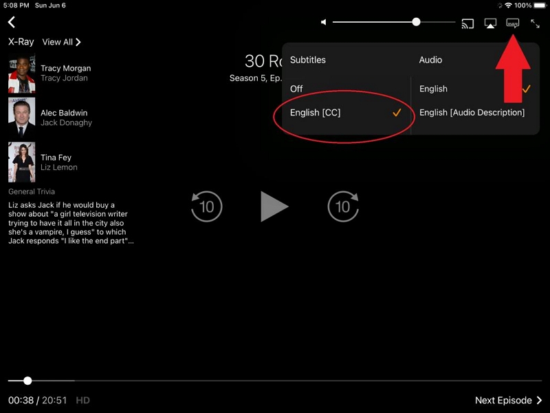 Navigate to and select the dialog box | how to remove subtitles on netflix