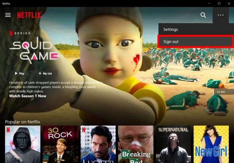 sign out of netflix on desktop | how to log out of netflix on smart tv