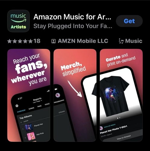 hit Get | Delete All Downloads from Amazon Music