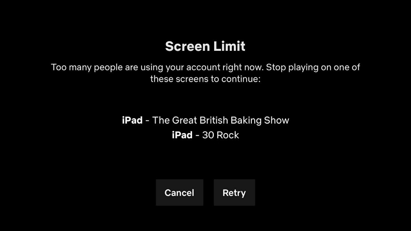 screen limit | how many screens can you watch on netflix