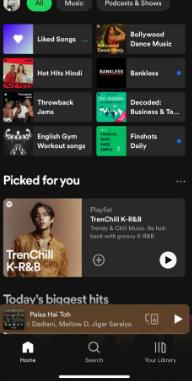 Spotify search tab | Combine Spotify Playlists