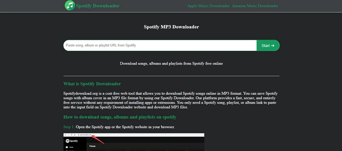 Spotifydownload interface | Best Spotify Downloaders Online Free