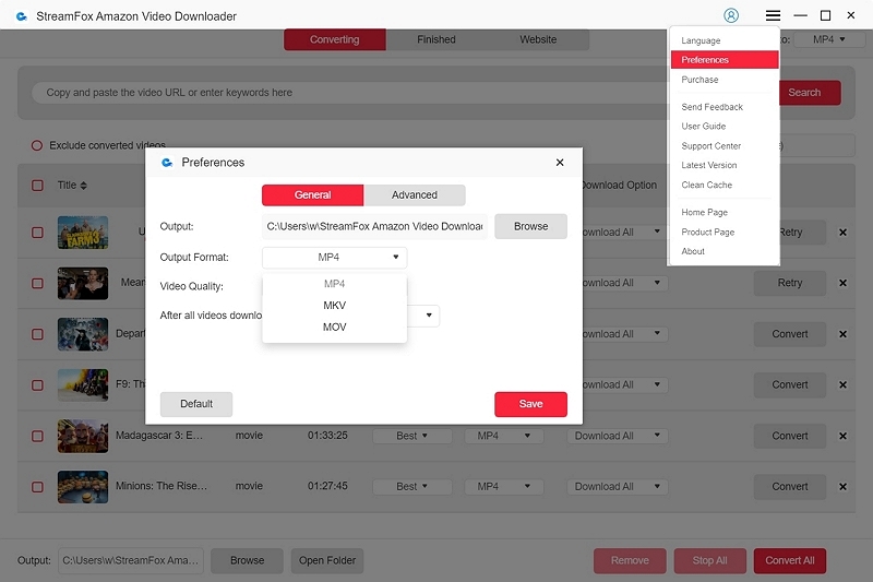 efficient file size management | streamfox amazon video downloader user guide