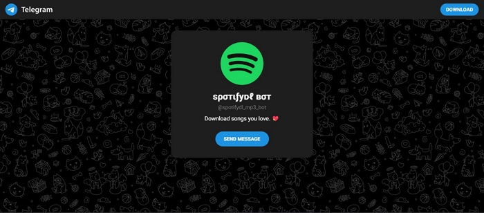 Telegram Bot | Rip Spotify to MP3 in 320 Kbps