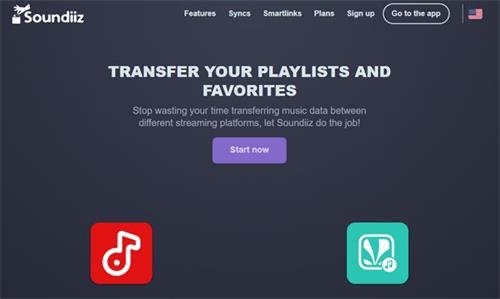 tap Start Now | Convert Spotify Playlists to YouTube Music