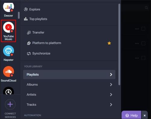 click Connect | Convert Spotify Playlists to YouTube Music