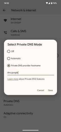 choose Private DNS Provider | Get Spotify Download Unblocked