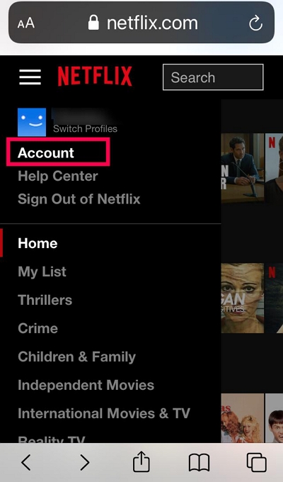 choose account | netflix too many downloads