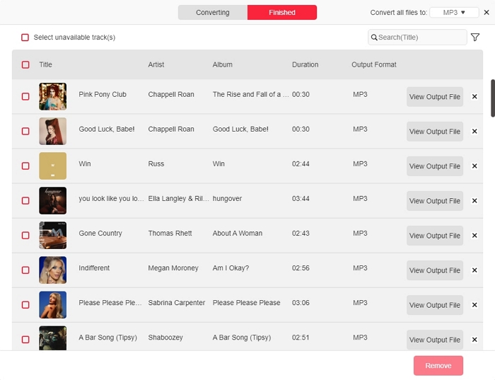 view output Spotify downloads | Download Spotify Playlists to MP3