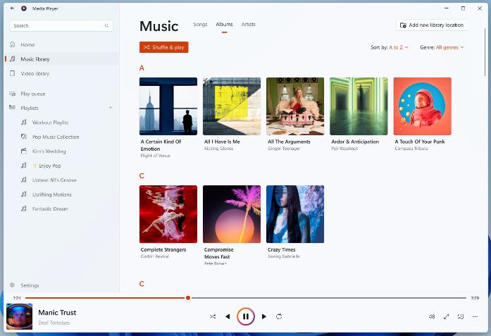 select Music Library | Spotify Mini Player